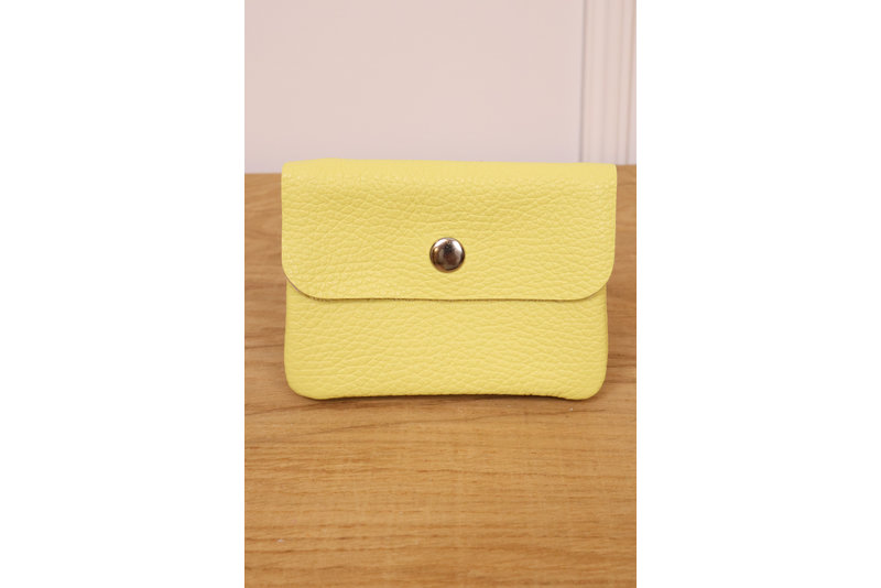 Mini wallet leer