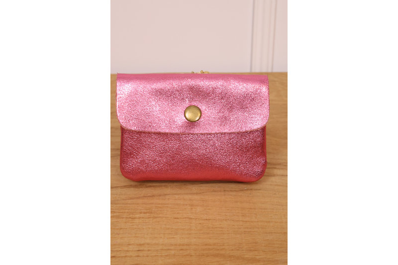 Mini wallet leer