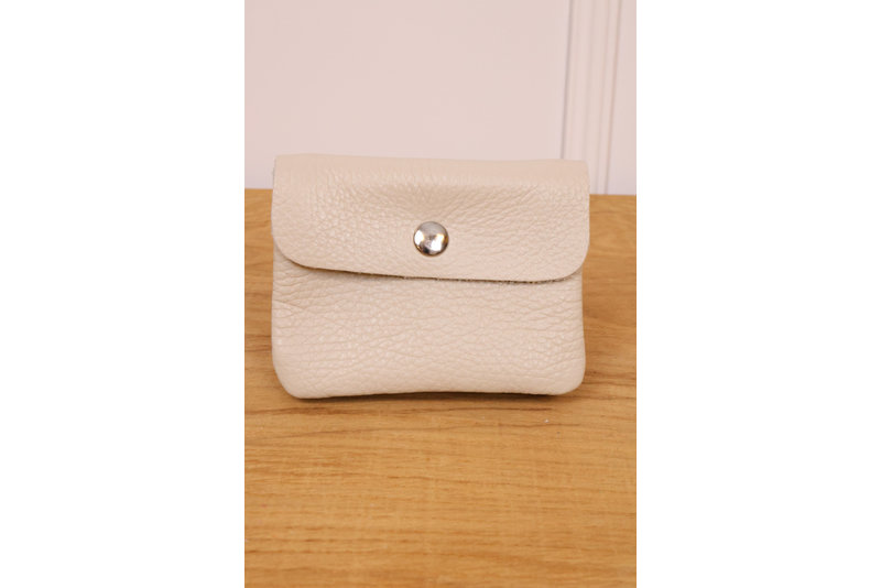 Mini wallet leer