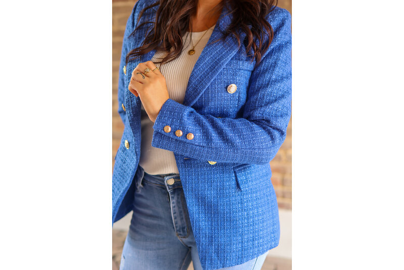coco blazer kings blue