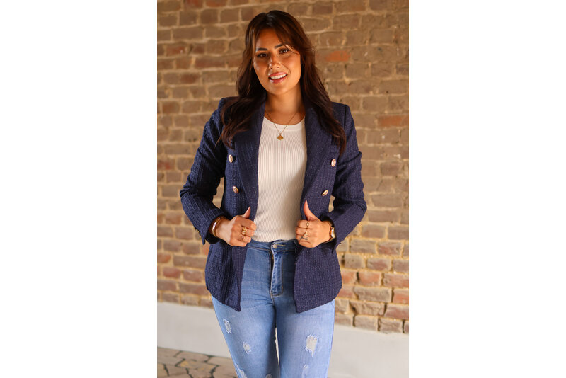 coco blazer dark blue