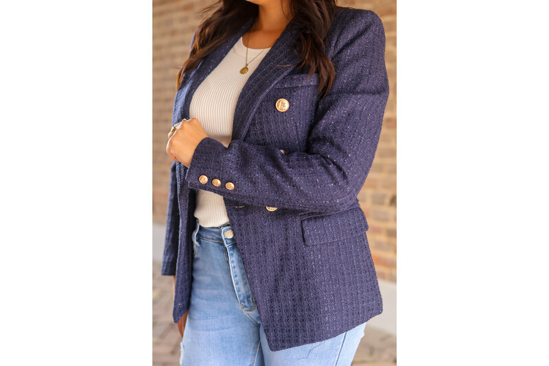 coco blazer dark blue