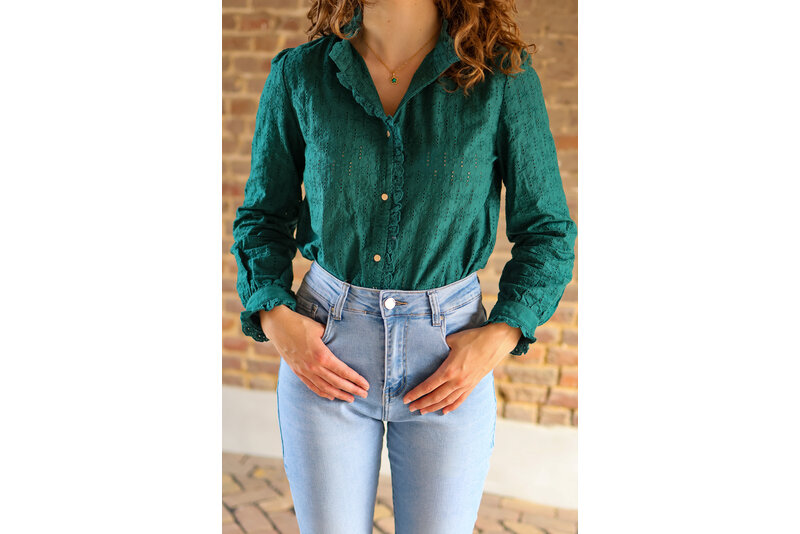 Cutie blouse groen