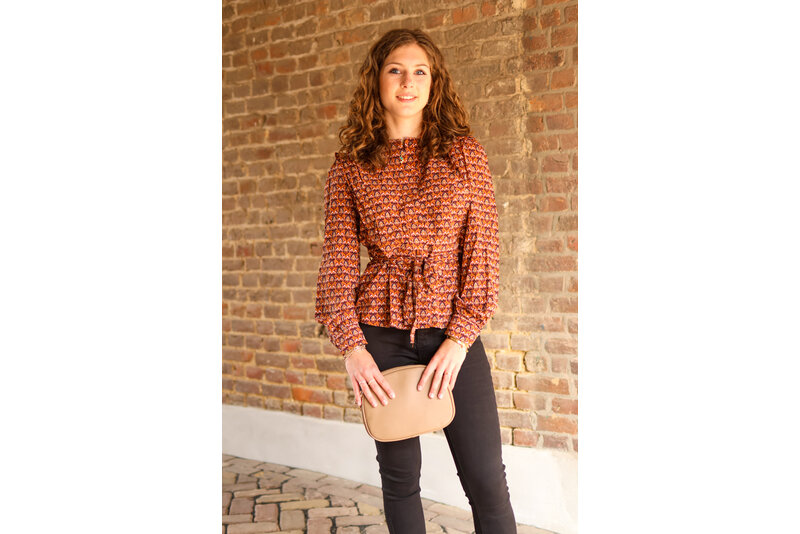 blouse selah orange
