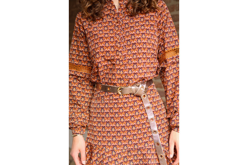 blouse blair orange