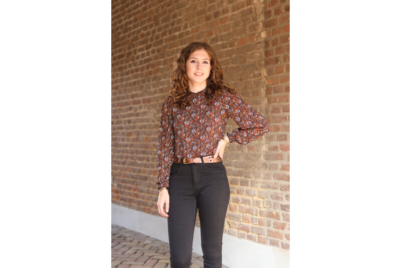 top charlee orange
