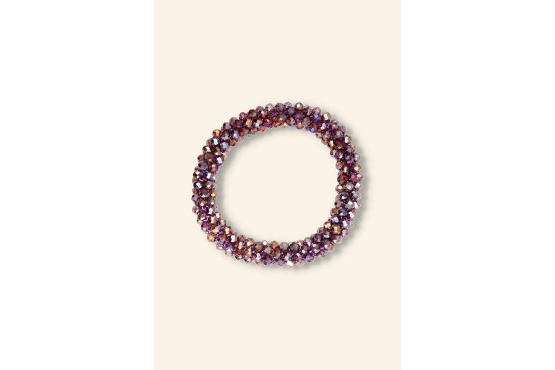 Crystal armband elastisch dik