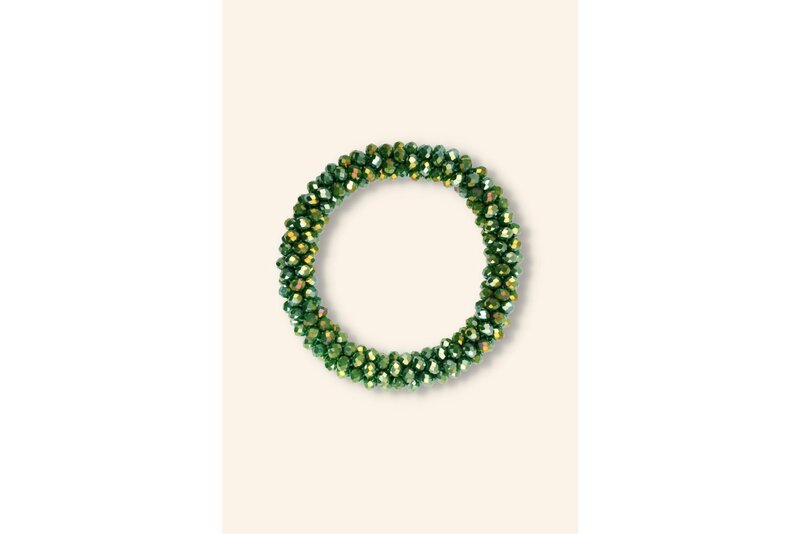 Crystal armband elastisch dik