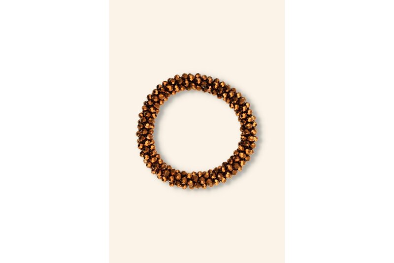 Crystal armband elastisch dik