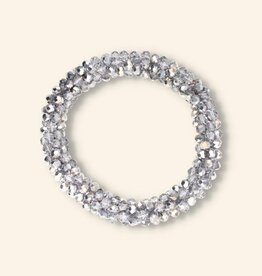 J&J Crystal armband elastisch dik