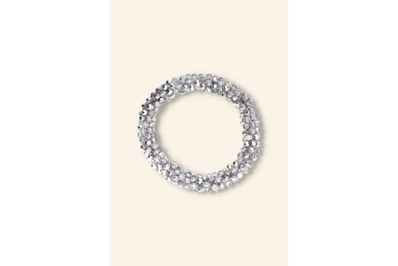 Crystal armband elastisch dik