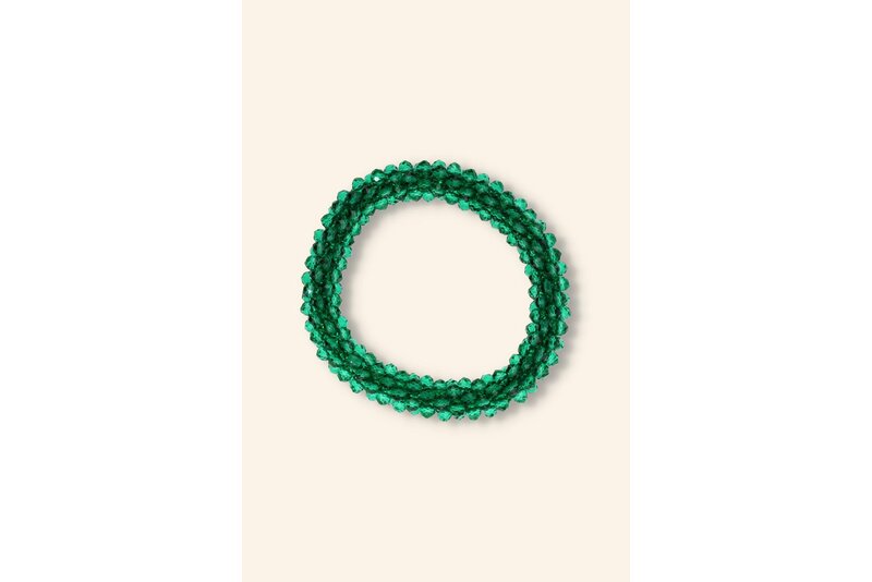 Crystal armband elastisch dik