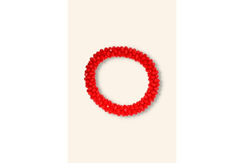 Crystal armband elastisch dik