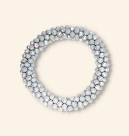 J&J Crystal armband elastisch dik