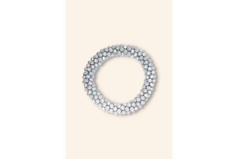 Crystal armband elastisch dik
