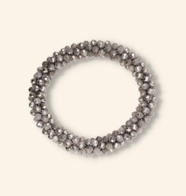 J&J Crystal armband elastisch dik