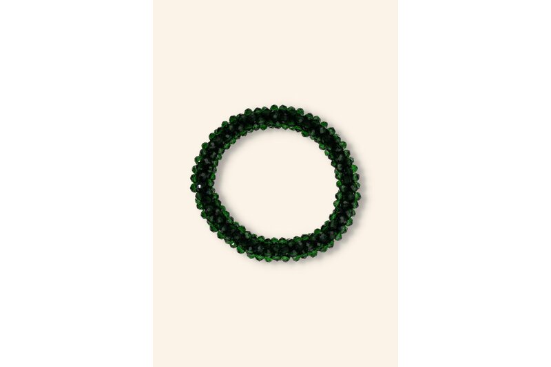 Crystal armband elastisch dik