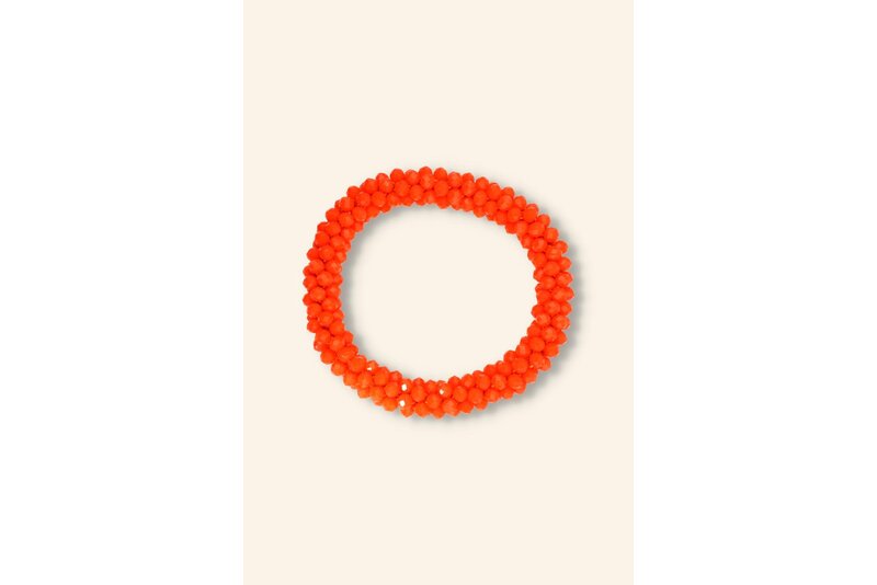 Crystal armband elastisch dik