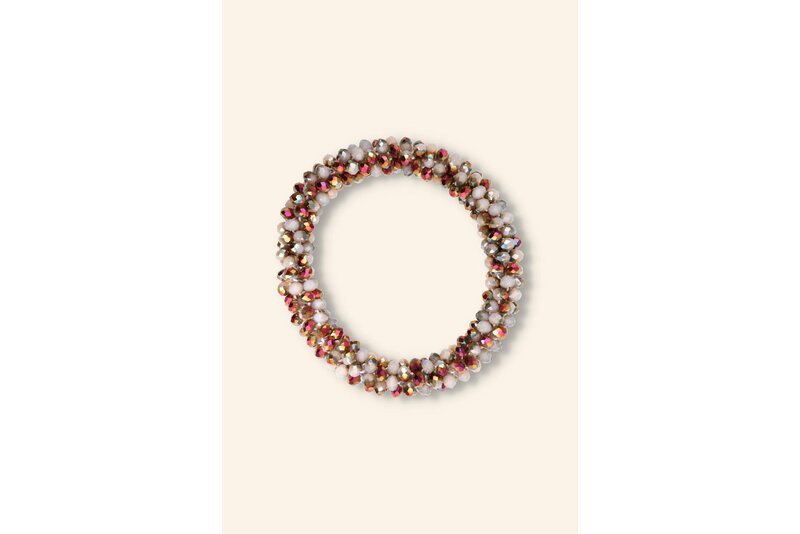 Crystal armband elastisch dik