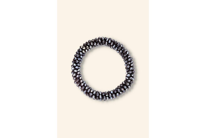 Crystal armband elastisch dik