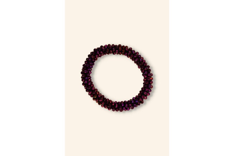 Crystal armband elastisch dik