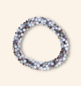 J&J Crystal armband elastisch dik