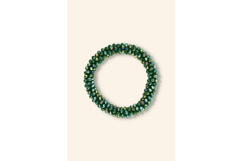 Crystal armband elastisch dik