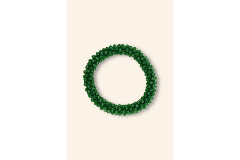 Crystal armband elastisch dik
