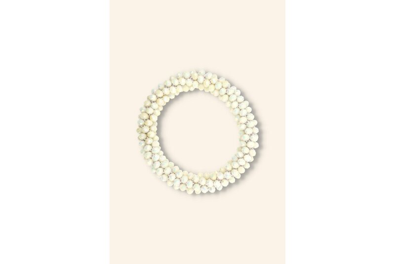 Crystal armband elastisch dik