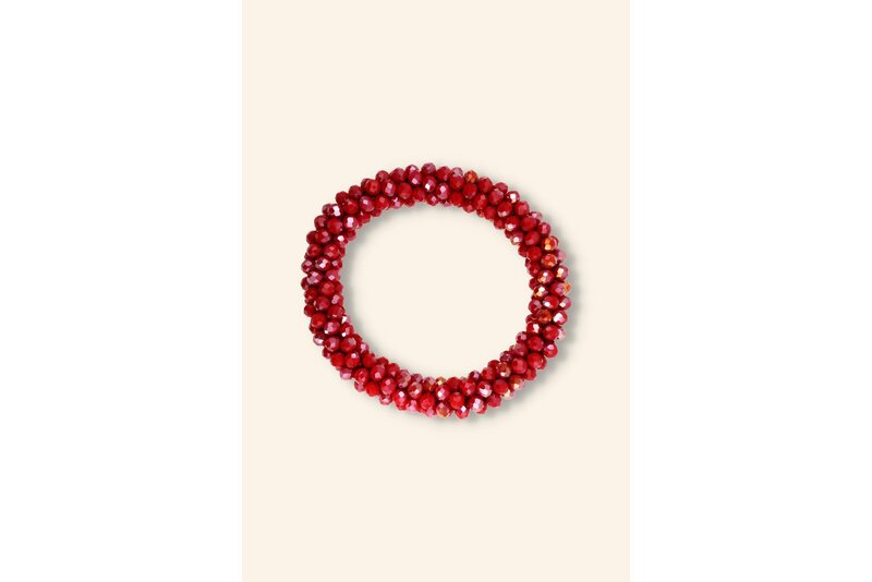 Crystal armband elastisch dik