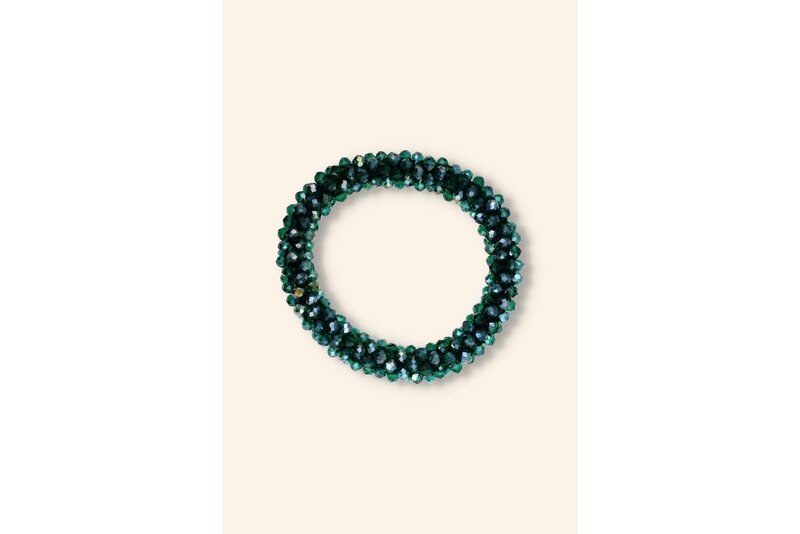 Crystal armband elastisch dik