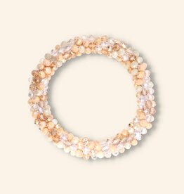 J&J Crystal armband elastisch dik