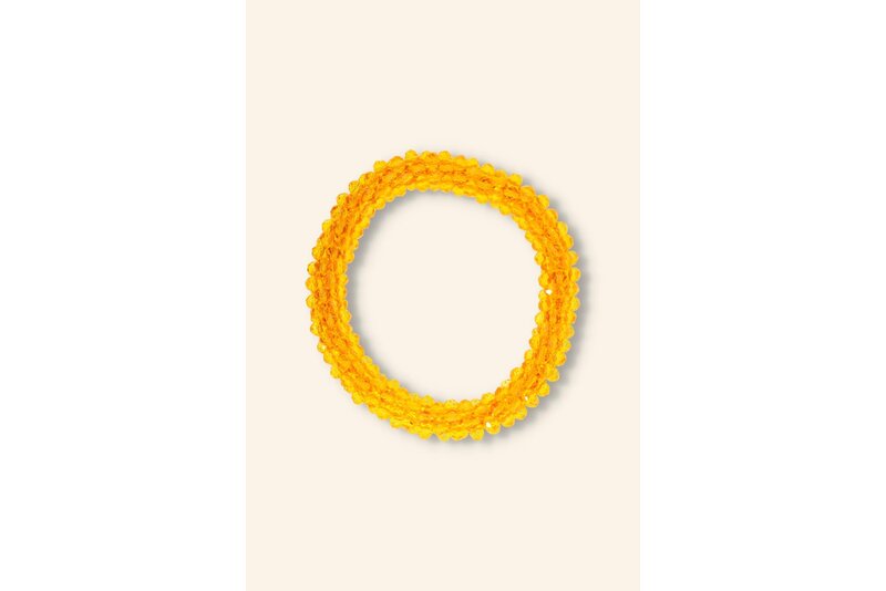 Crystal armband elastisch dik