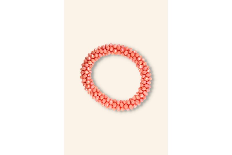 Crystal armband elastisch dik