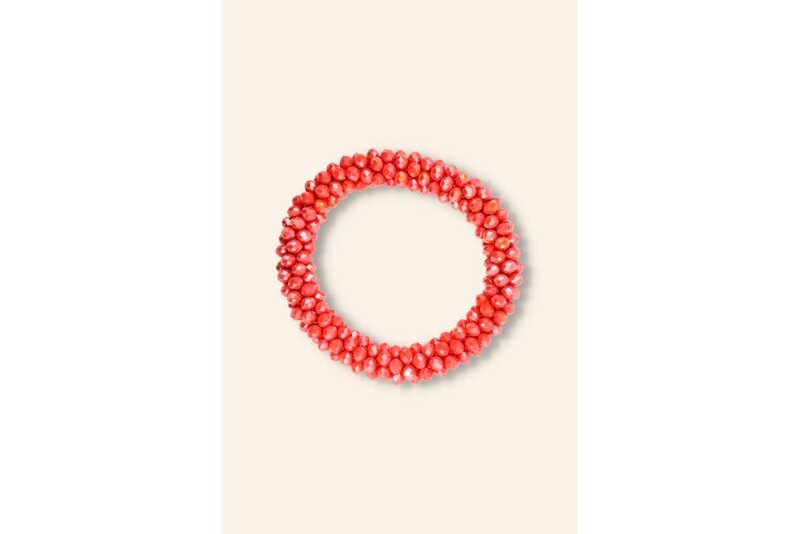 Crystal armband elastisch dik