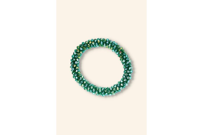 Crystal armband elastisch dik