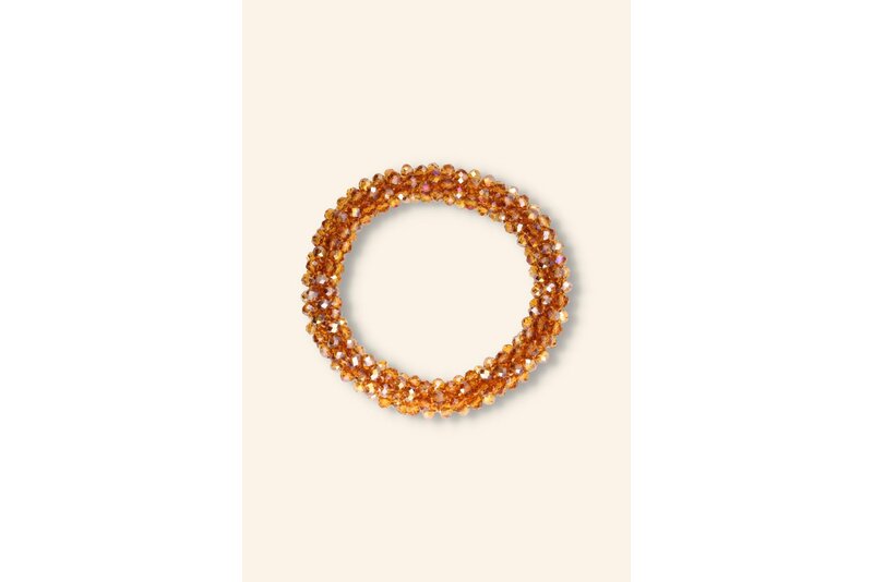 Crystal armband elastisch dik