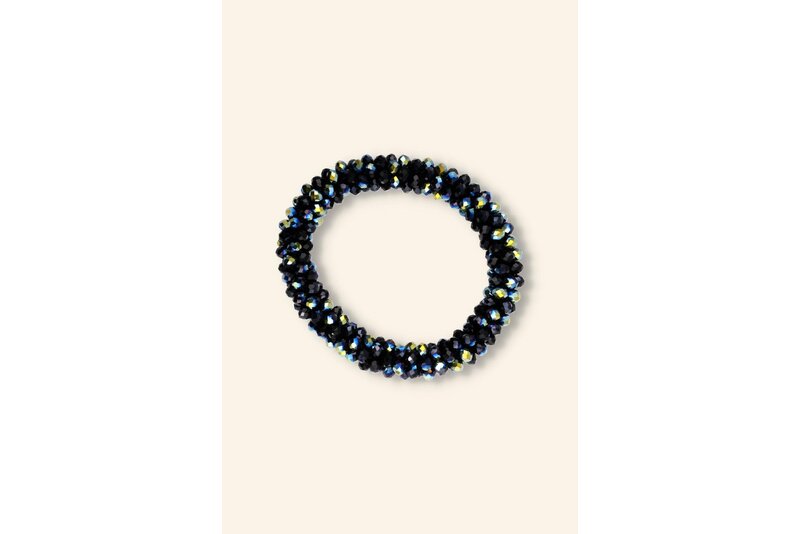Crystal armband elastisch dik