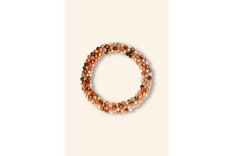 Crystal armband elastisch dik