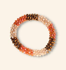 J&J Crystal armband elastisch dik