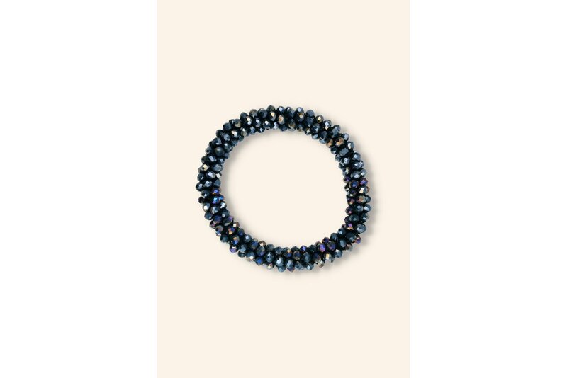Crystal armband elastisch dik
