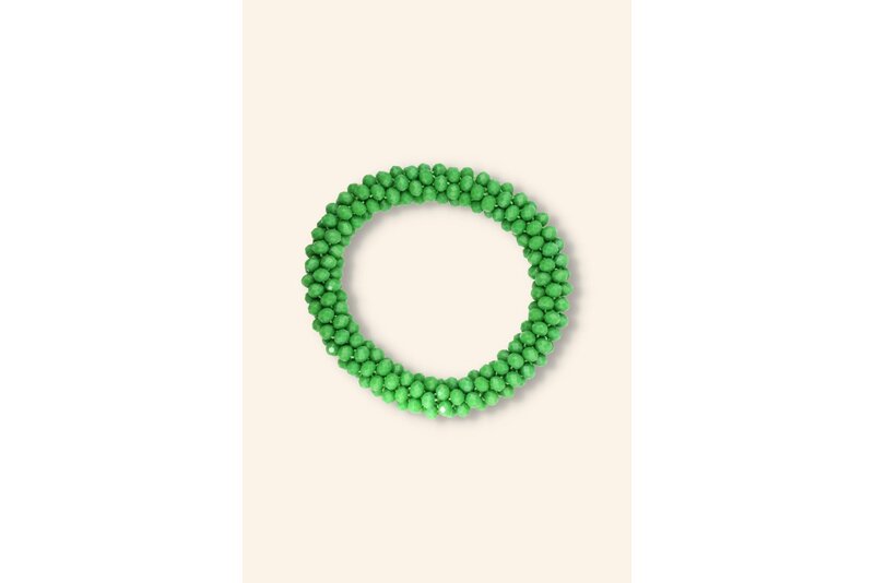 Crystal armband elastisch dik