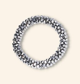 J&J Crystal armband elastisch dik