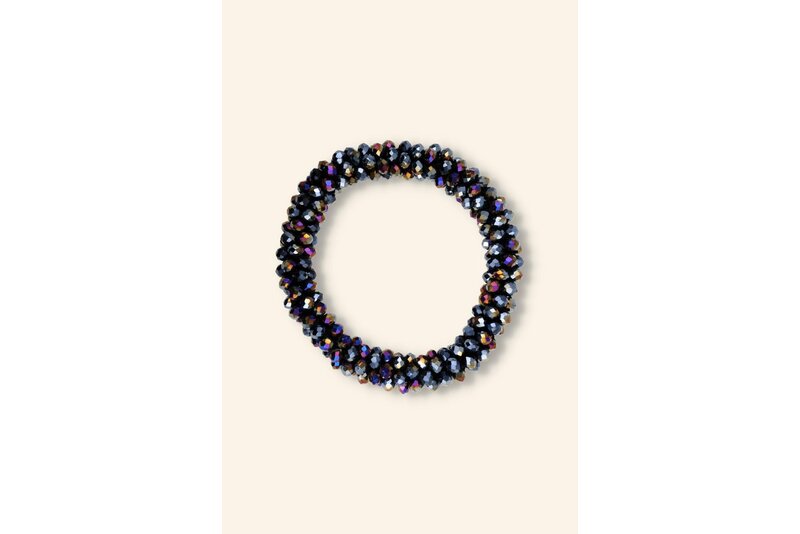 Crystal armband elastisch dik