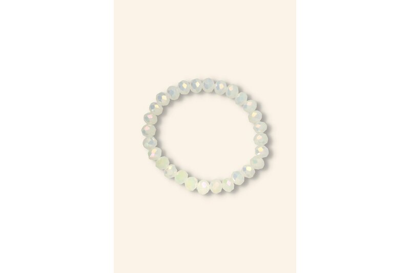 Crystal armband creme
