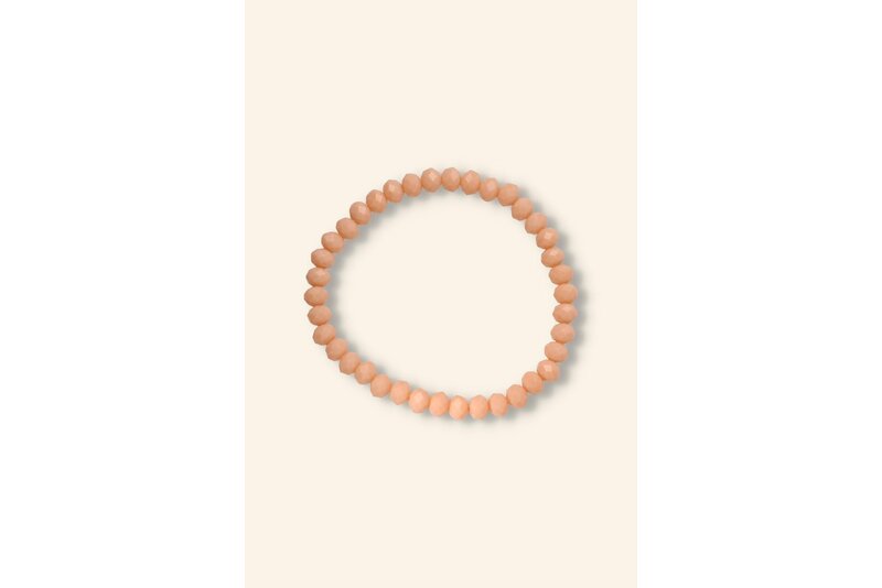 Crystal armband peach