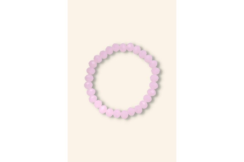Crystal armband sweet pink