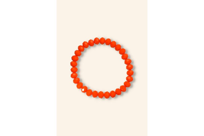 Crystal armband orange