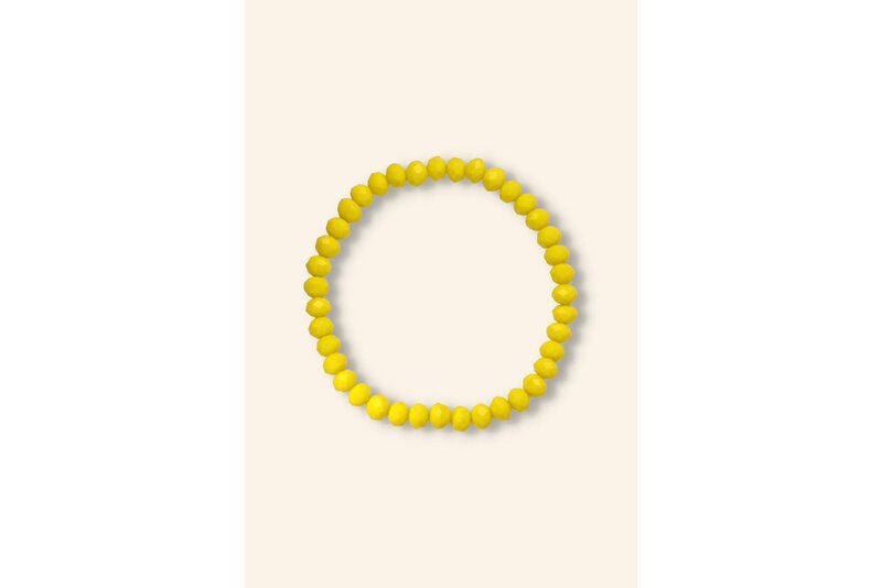 Crystal armband yellow