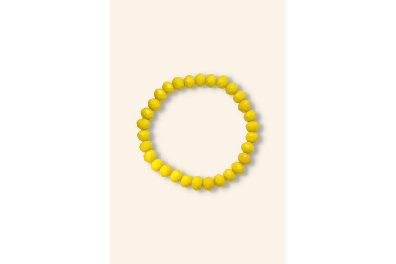 Crystal armband yellow
